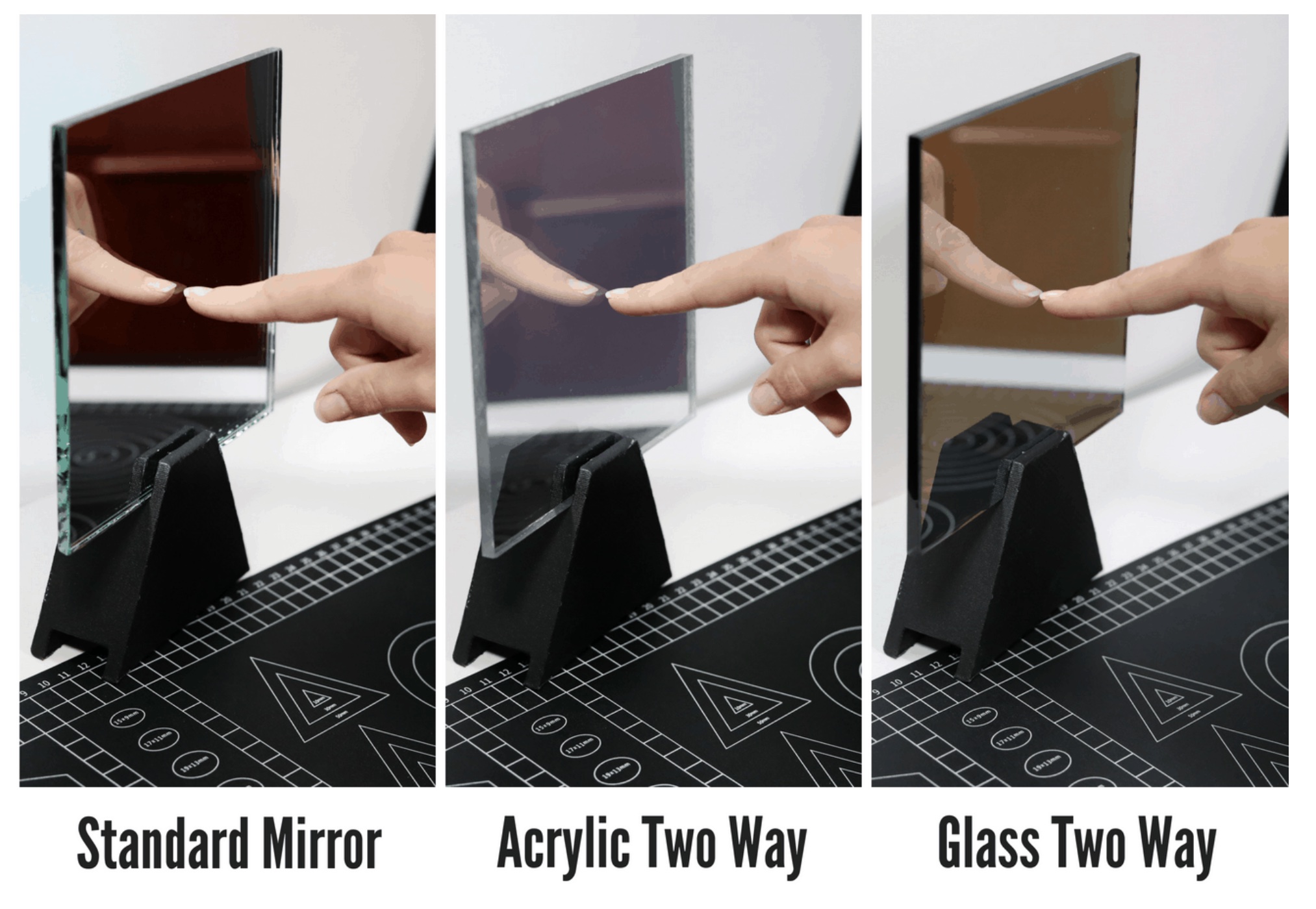 Two-Way Mirror - custom mirror installation by Williamsburg Shower Door